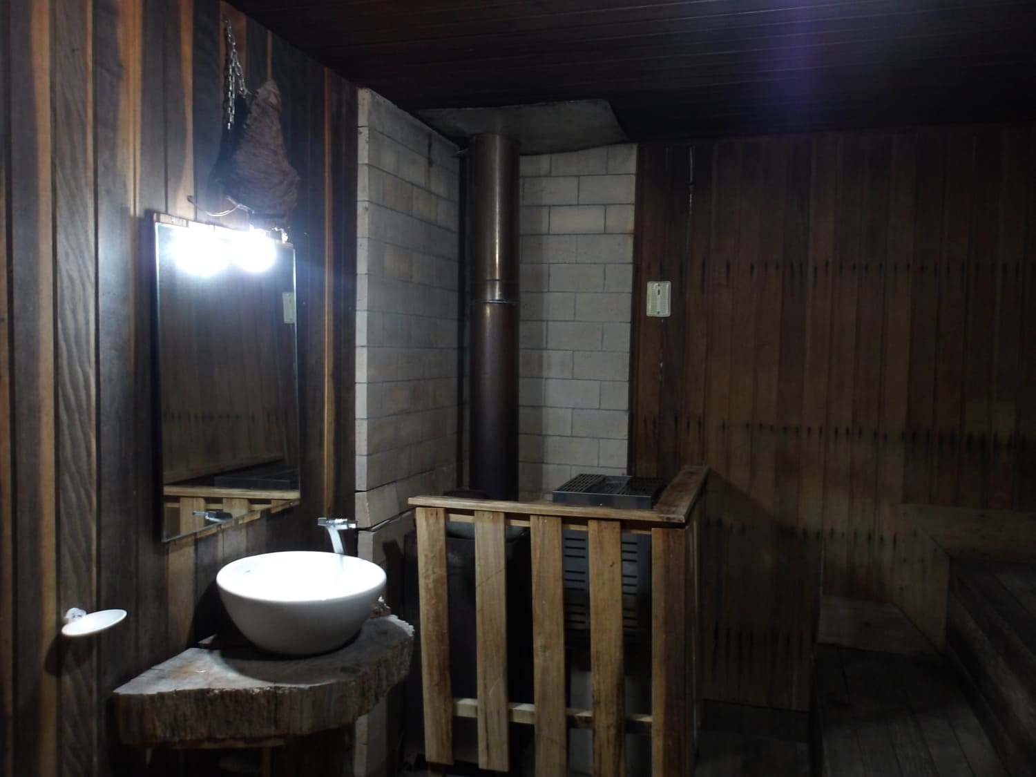 Ambiente interno da sauna Beira Rio