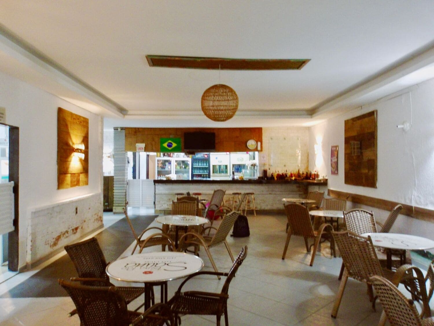 Vista do espaço completo